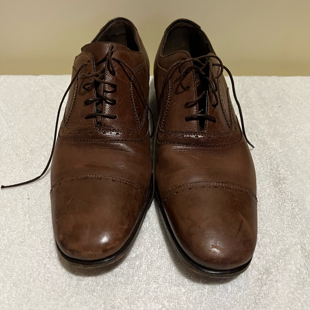Mens Salvatore Ferragamo Lace up Dress Shoe